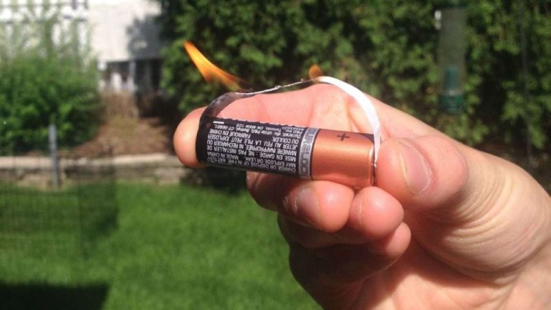 Gum Wrapper Fire Starter Fire